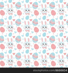 happy easter background seamless pattern
