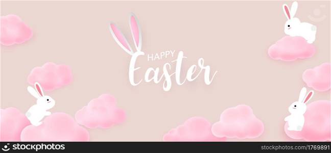 Happy Easter background. Vector illustration