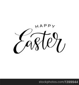 Happy Easter calligraphy design. Hand drawn lettering text can be used for logo, badge, icon, poster. Vector Template for invitation, greeting card, web, postcard.. Happy Easter calligraphy design. Hand drawn lettering text can be used for logo, badge, icon, poster. Vector Template for invitation, greeting card, web, postcard