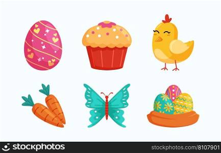 Happy easter design element Royalty Free Vector Image