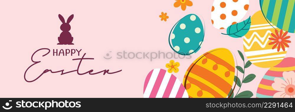 Happy easter egg greeting card background template.Can be used for cover, invitation, ad, wallpaper,flyers, posters, brochure.