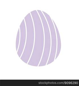 Happy Easter egg isolated illustration. Happy Easter egg illustration