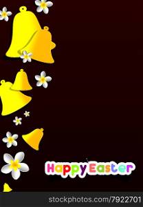 Happy Easter Greeting Card vector illustration