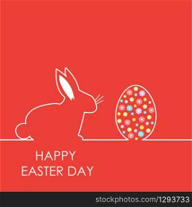 Happy Easter greeting card vector image