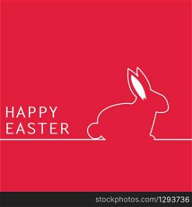 Happy easter greeting card vector image