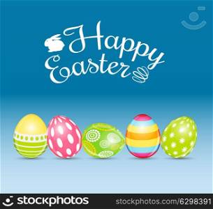 Happy Easter Spring Holiday Background Illustration EPS10. Happy Easter Spring Holiday Background Illustration
