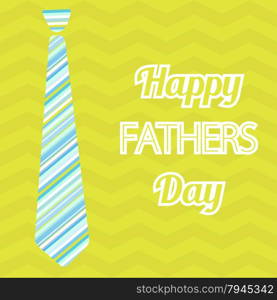 Happy Father&amp;#39;s Day. Vector card with text on seamless anchor pattern