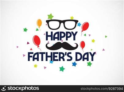 Happy Father s Day, Typography Vector Dad T-shirt Design.