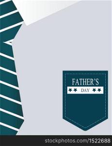 Happy fathers day design, shirt with vector illustration.