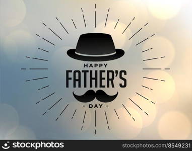 happy fathers day hipster style background