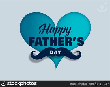 happy fathers day love greeting design