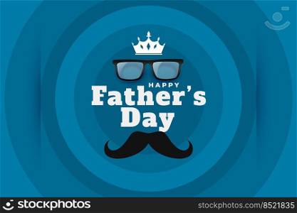 happy fathers day minimal style background