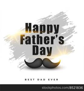 happy fathers day nice abstract card design