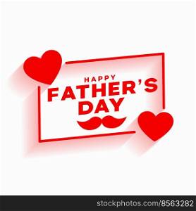 happy fathers day red love relation background
