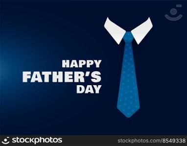 happy fathers day shirt and tie concept background