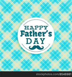 happy fathers day text in blue background