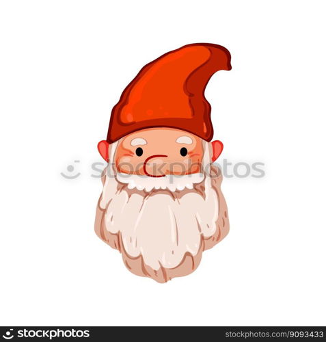 happy garden gnome cartoon. happy garden gnome sign. isolated symbol vector illustration. happy garden gnome cartoon vector illustration