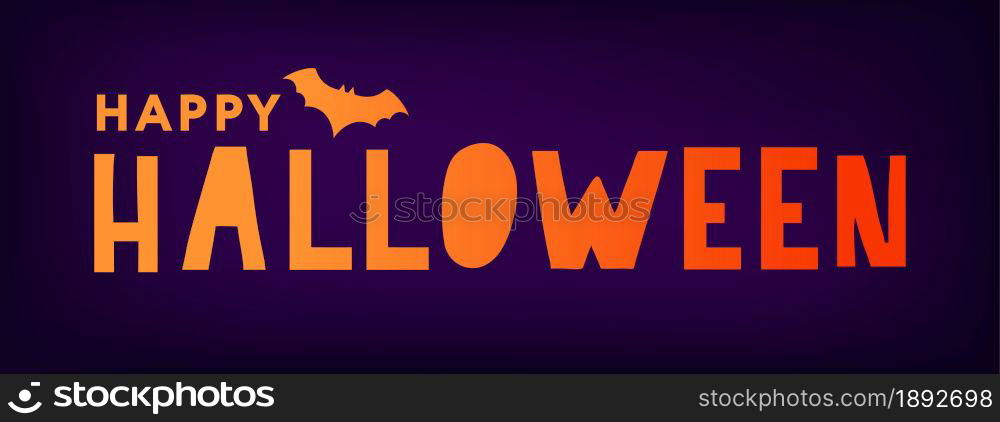 Happy Halloween Text Banner Lettering Holiday Special offer Shop. Happy Halloween Text Banner Lettering Holiday Special offer Shop Now