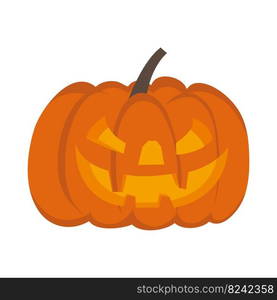 Happy halloween theme pumpkin  element for making great design. Vector illustration.