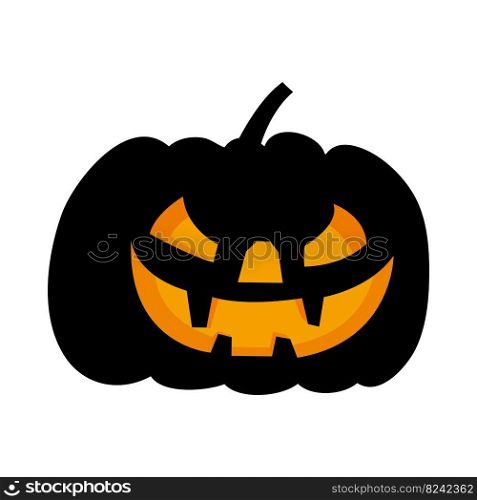 Happy halloween theme pumpkin  element for making great design. Vector illustration.