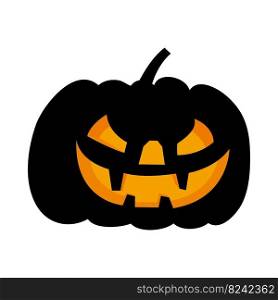 Happy halloween theme pumpkin  element for making great design. Vector illustration.