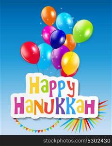 Happy Hanukkah, Jewish Holiday Background. Vector Illustration. Hanukkah is the name of the Jewish holiday. EPS10. Happy Hanukkah, Jewish Holiday Background. Vector Illustration.