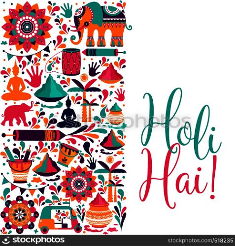 Happy holi vector elements for card design , Happy holi design.. Happy holi vector elements for card design , Happy holi design with colorful icon.