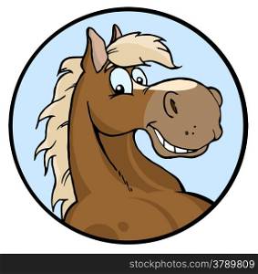 Happy Horse Illustration