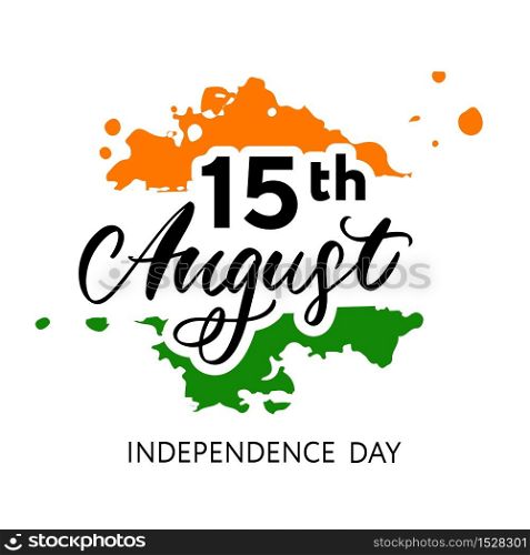 Happy Independence day India, Vector illustration, Flyer design for 15th August. Happy Independence day India, Vector illustration, Flyer design for 15th August.