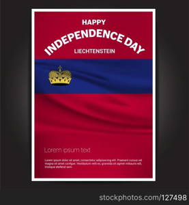 Happy Indpendence day design card vector with flags