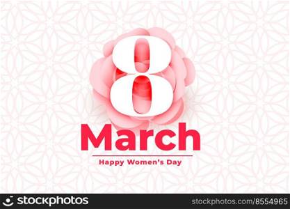 happy international womens day event background design