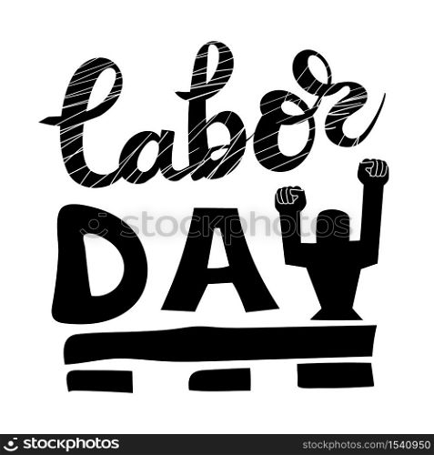 Happy Labor Day card. National american holiday, Vector llustration