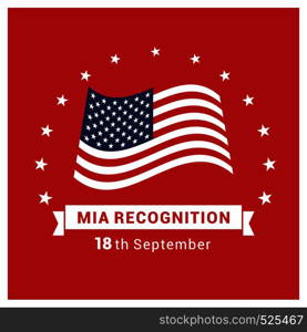 Happy Mia recognition card design vector
