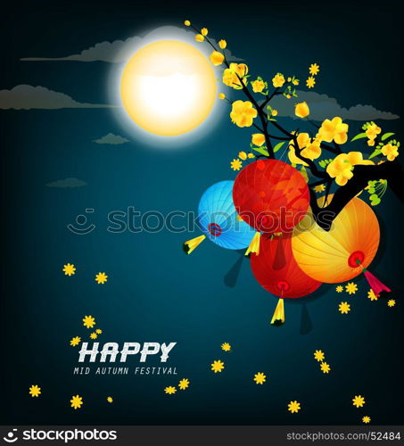 happy mid autumn festival