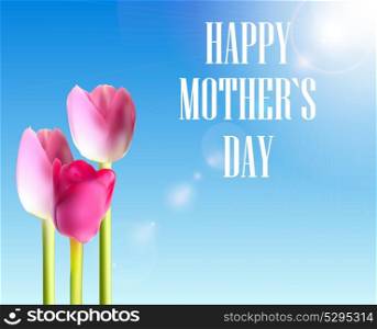 Happy Mother Day Poster Card Vector Illustration EPS10. Happy Mother Day Poster Card Vector Illustration