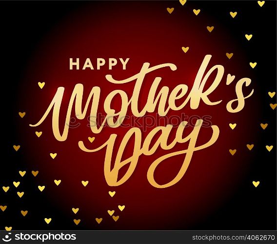 Happy Mother&rsquo;s Day Calligraphy Background. Happy Mother&rsquo;s Day Mom Calligraphy greeting card banner Background