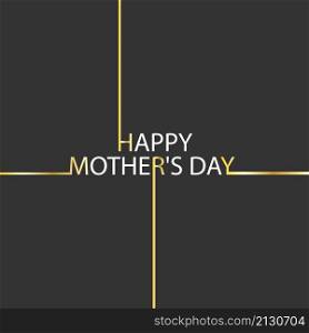 HAPPY MOTHER&rsquo;S DAY greeting inscription for a postcard, cover, banner, poster and thematic design. Flat style.