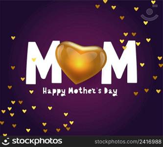 Happy Mother’s Day Calligraphy Background. Happy Mother’s Day Mom Calligraphy greeting card banner Background