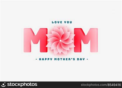 happy mother’s day lovely greeting design