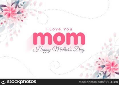 happy mothers day love greeting background