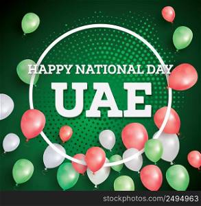 Happy National Day UAE. Vector Illustration. Celebration December. 2 in United Arab Emirates.