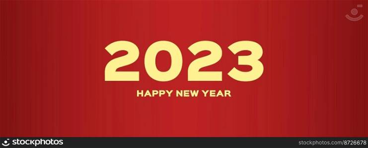 Happy new 2023 year Elegant gold text with light. Minimal text template. Happy new 2023 year Elegant gold text with light. Minimal text template.