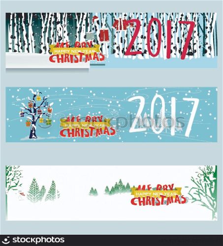 Happy new year 2017 and merry christmas
