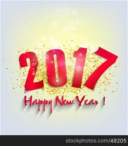 Happy new year 2017 holiday background