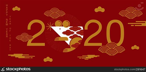 happy new year, 2020, Chinese new year greetings, Year of the Rat , fortune.
