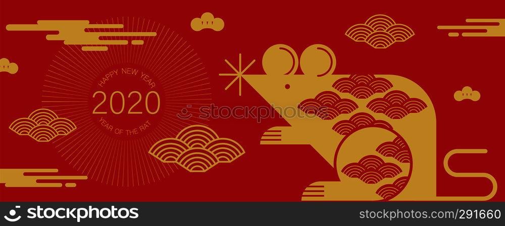happy new year, 2020, Chinese new year greetings, Year of the Rat , fortune.
