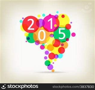 happy new year background colorful