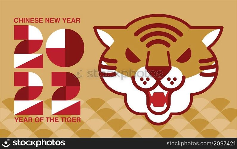 Happy new year, Chinese New Year, 2022, Year of the Tiger, cartoon character