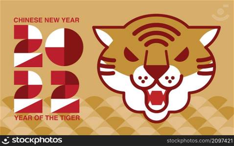 Happy new year, Chinese New Year, 2022, Year of the Tiger, cartoon character