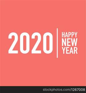 happy new year living coral background vector illustration